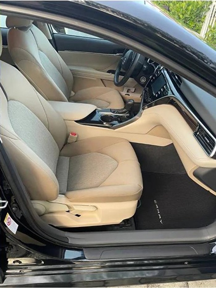 After, the same Camry cabin deep-cleaned by 3 In One in Las Vegas